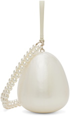 Simone Rocha Off-White Large Egg Bag
