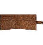 Our Legacy - Embossed Leather Billfold Wallet - Brown