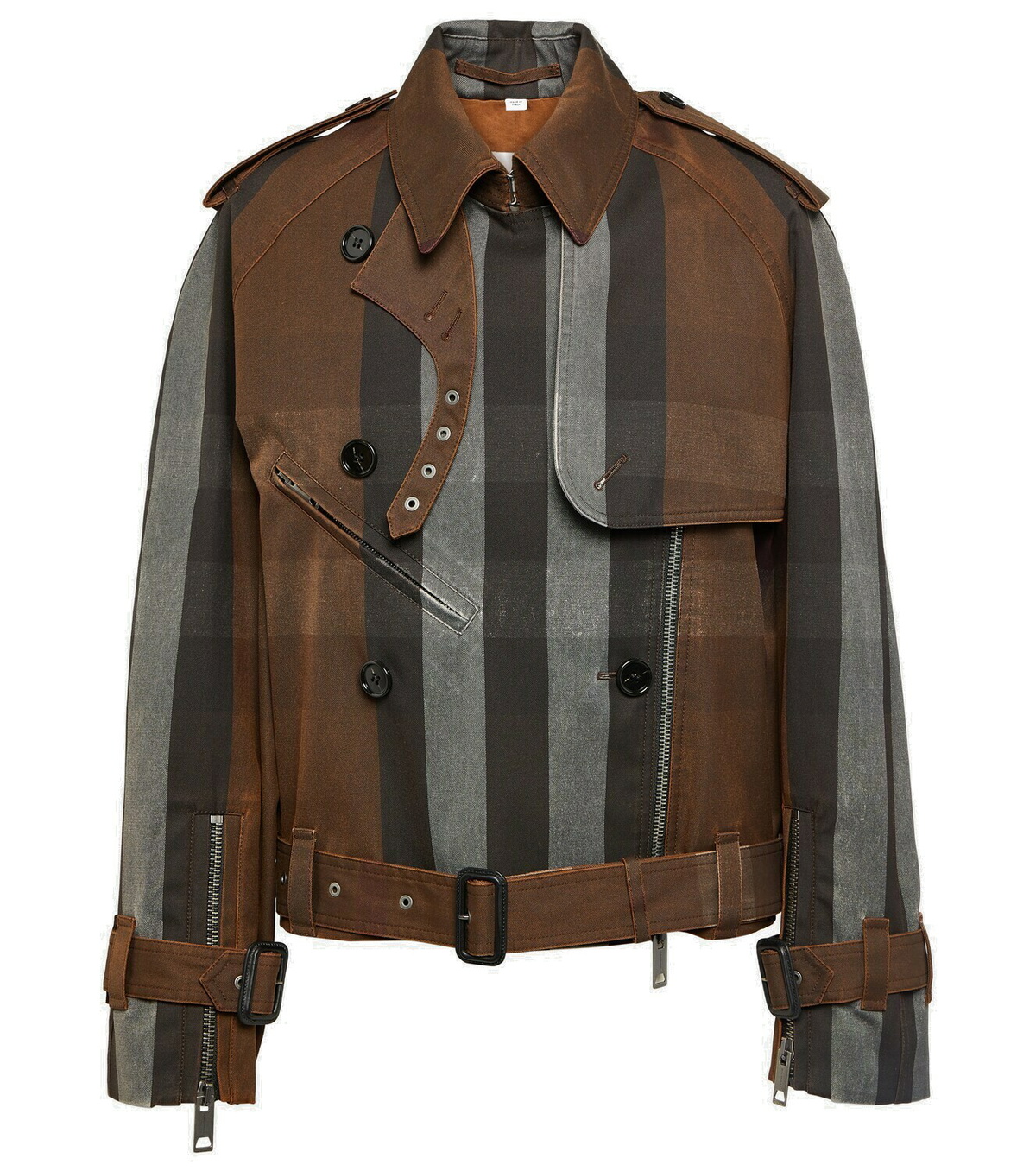 Burberry キャンバスフィールドジャケット Burberry Striped canvas jacket Burberry
