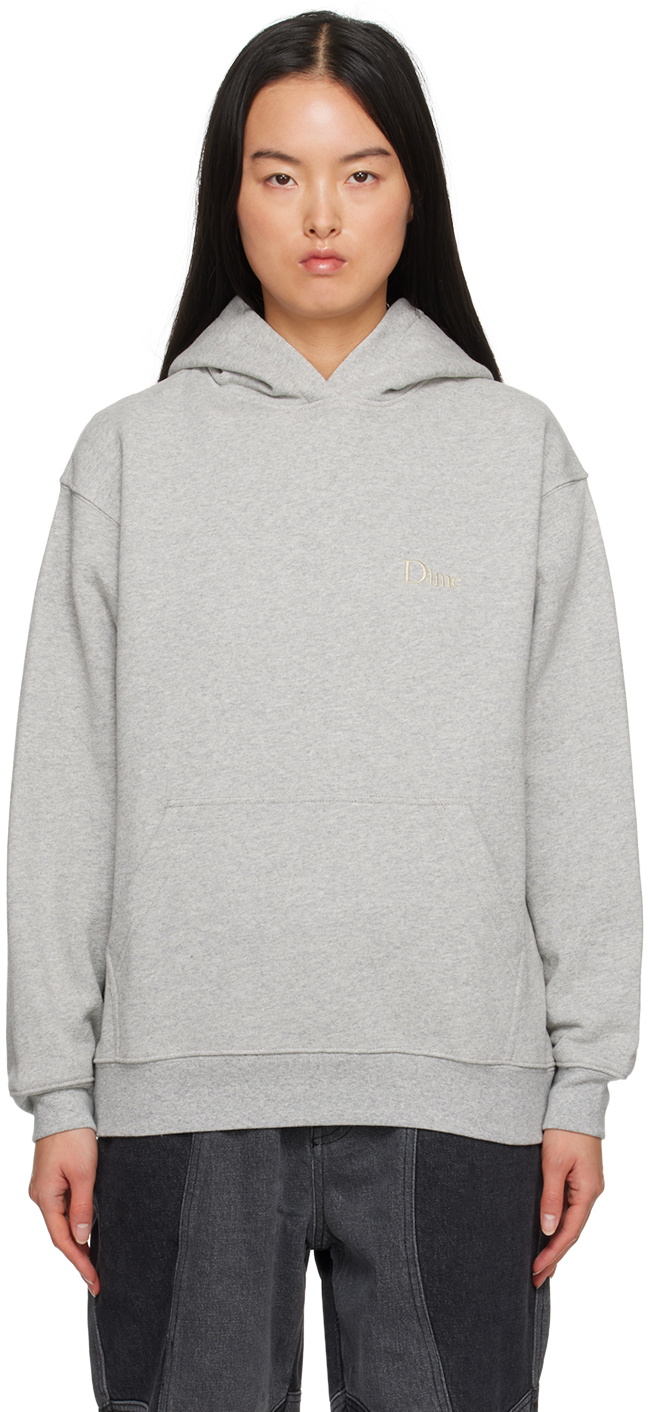 Dime Gray Classic Hoodie Dime