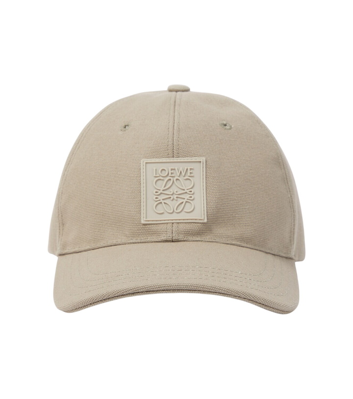 Photo: Loewe Anagram cotton canvas baseball cap