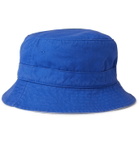 POLO RALPH LAUREN - Logo-Embroidered Cotton-Twill Bucket Hat - Blue