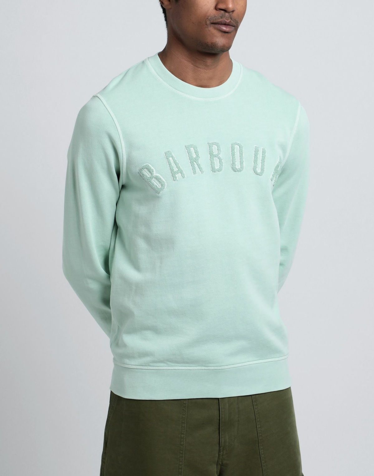 Barbour Mens Sweatshirt Light in Green
