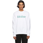 Casablanca White Idealiste Sweatshirt