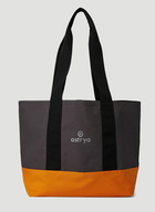 Crag Canvas Tote Bag in Grey