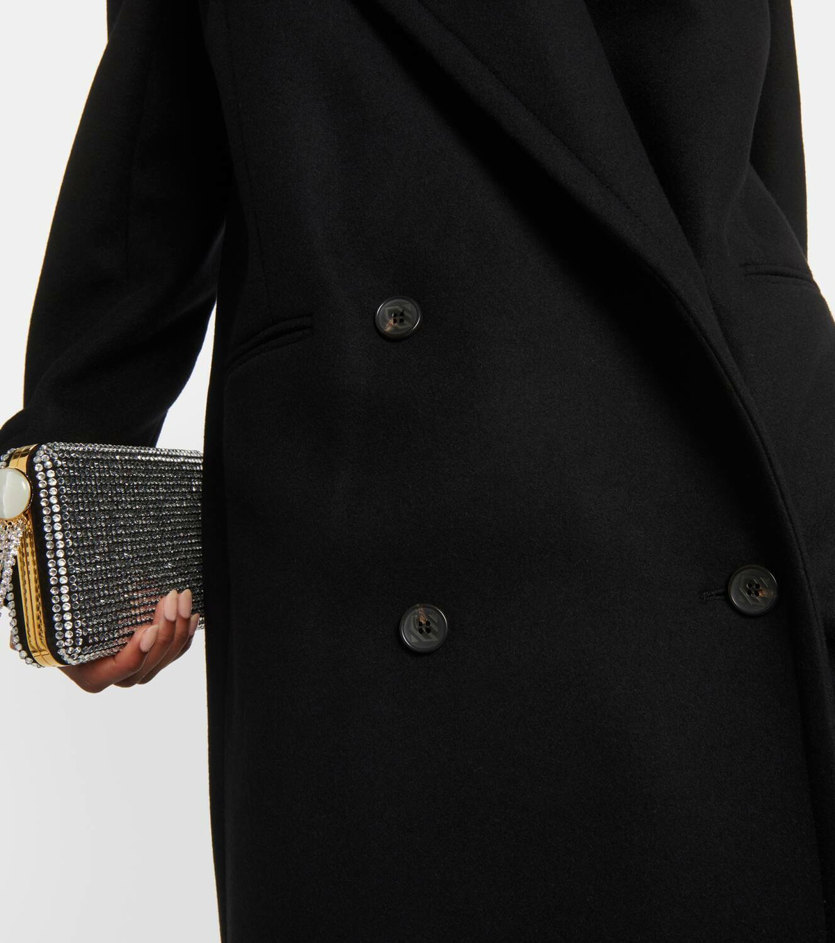 Giuseppe di Morabito Double-breasted wool-blend coat