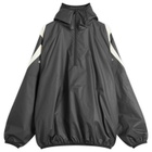 Adidas x FOG Men's Adidas x Fear Of God Athletics Woven 1/2 Zip Hoodie in Black