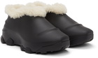 Givenchy Black Shearling Monumental Mallow Sneakers