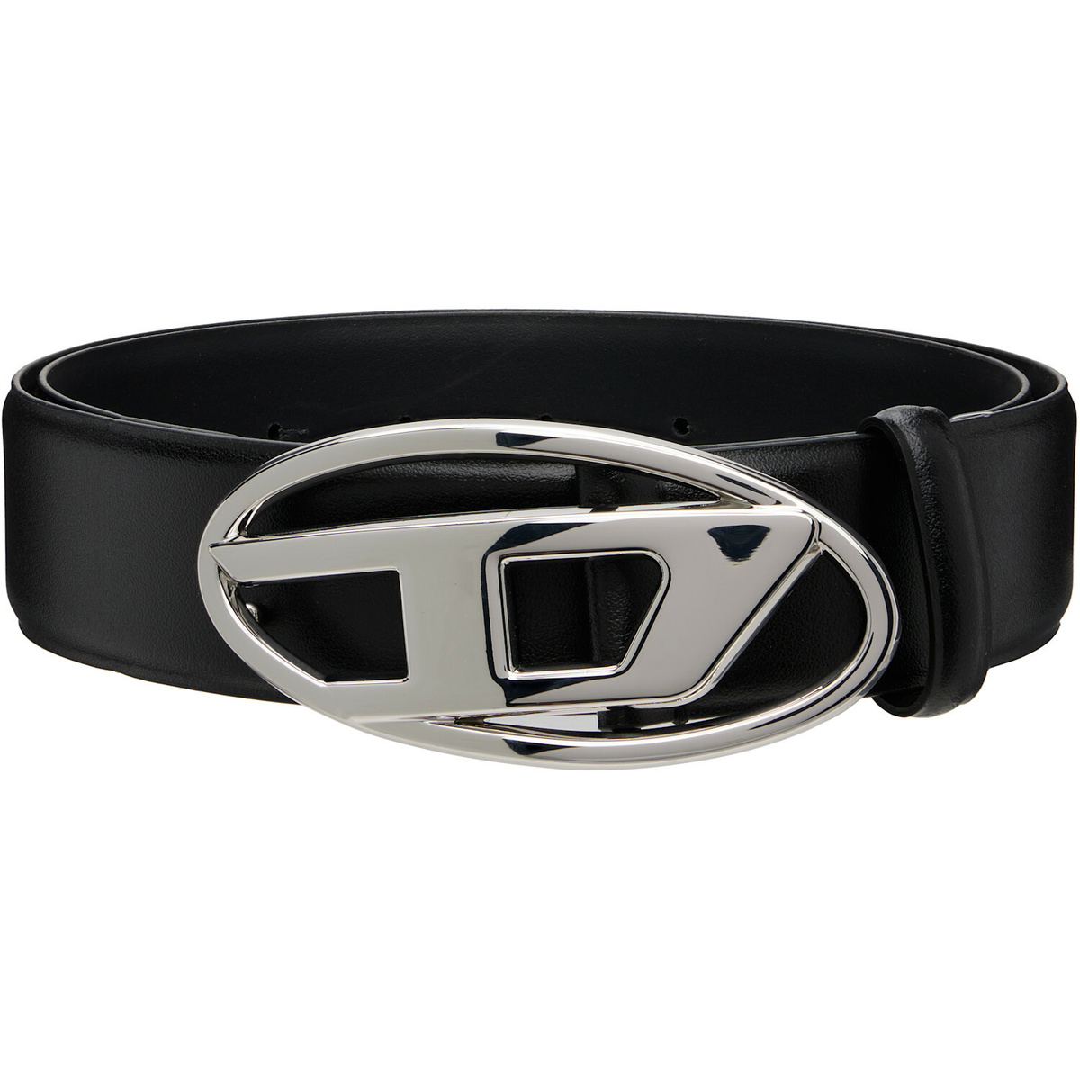 Diesel Black 4cm Leather Belt