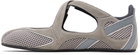 The Attico Taupe & Gray Floor 01 Ballerina Flats