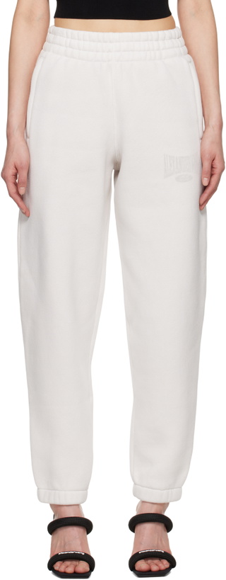 Photo: alexanderwang.t Off-White Logo Lounge Pants