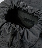 Moncler - Leather-trimmed canvas backpack