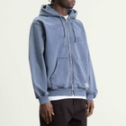 By Parra Men's Not Fade Away Zip Hoodie in Washed Dark Grey
