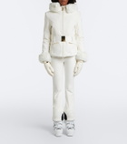 Goldbergh Prezioso belted hooded technical ski jacket