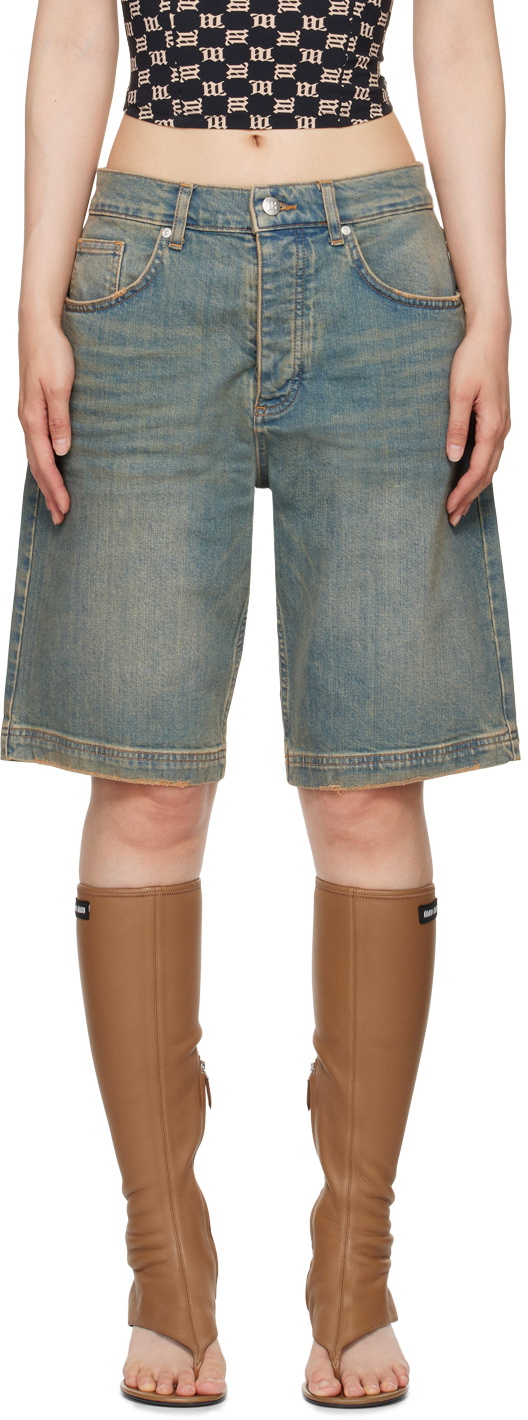 MISBHV Bue Sunset Baggy Denim Shorts