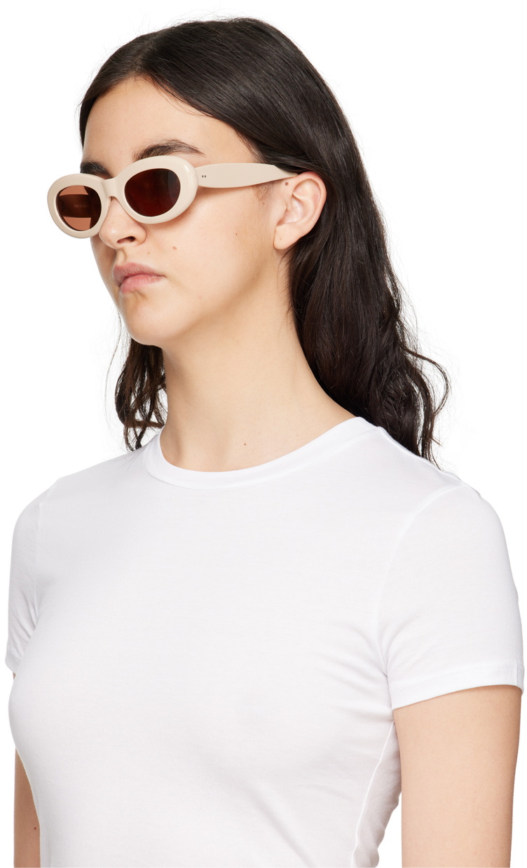Sun Buddies Beige Courtney Sunglasses