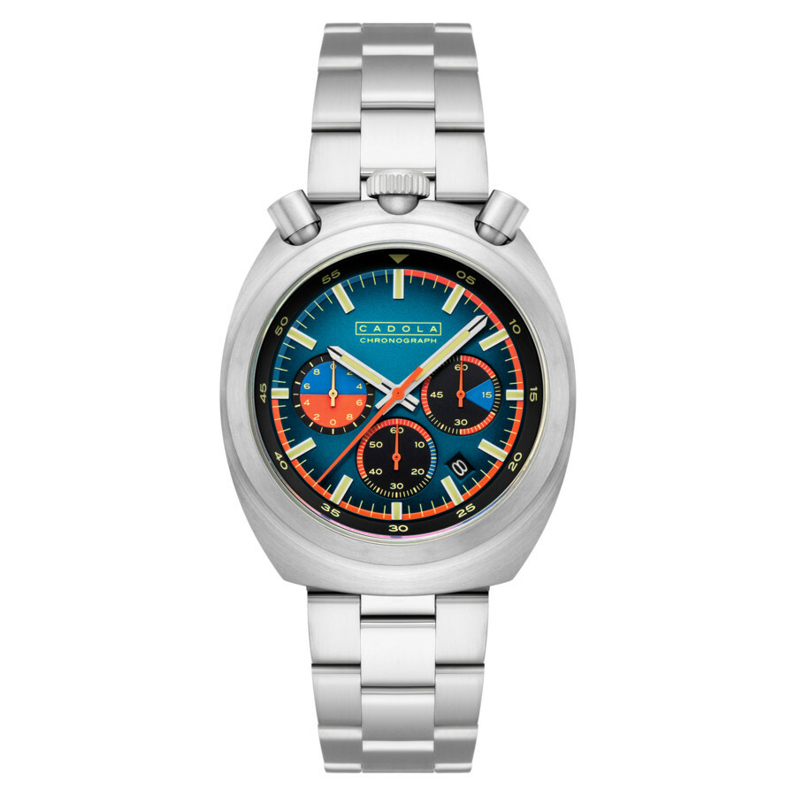 Cadola Testa Di Toro Chronograph Quartz Blue Dial Mens Watch CD-1058-33