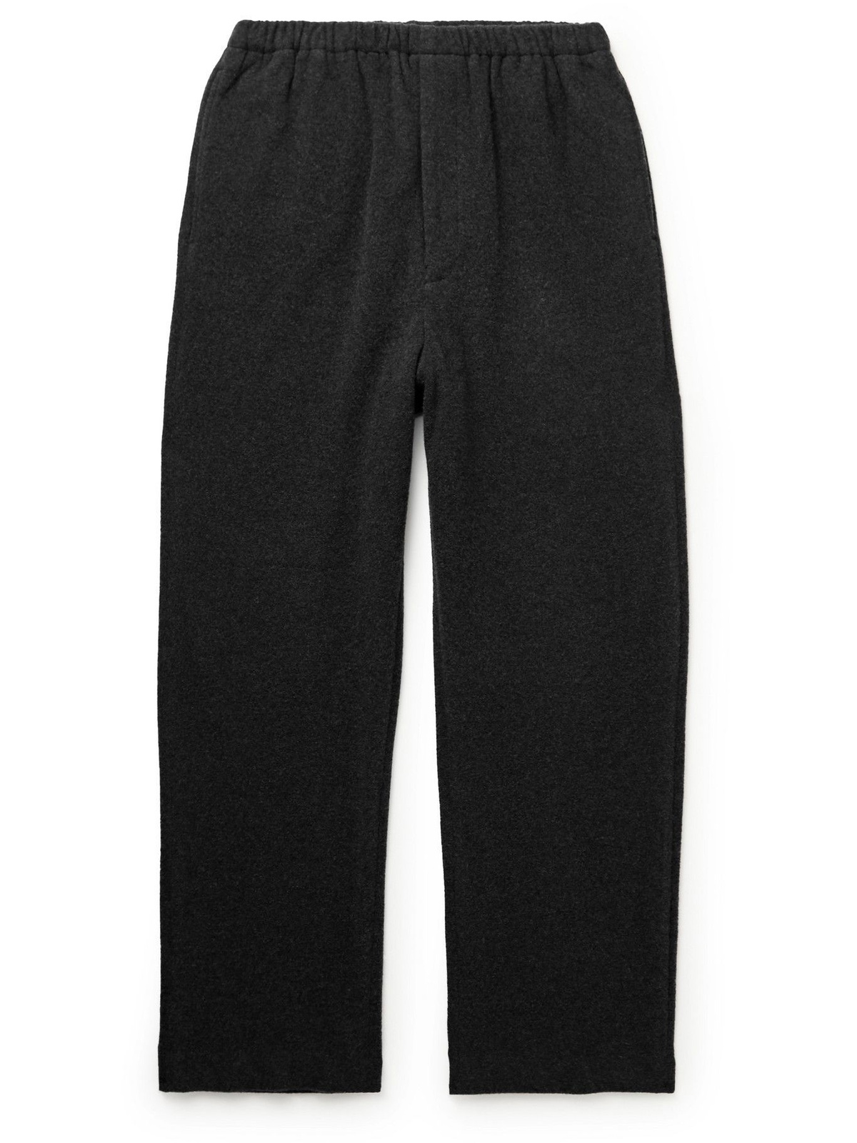 AURALEE WOOL KERSEY EASY PANTS-