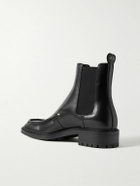 SAINT LAURENT - Wesh Leather Chelsea Boots - Black