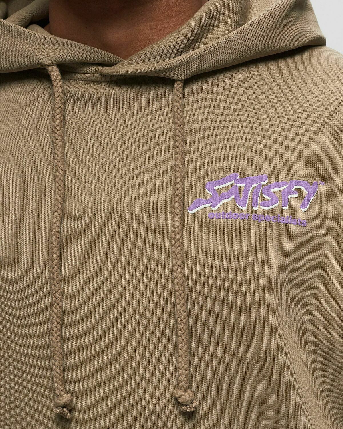 Satisfy Running Soft Cell Beige パーカー Satisfy Running Soft Cell Hoodie Beige Hoodies Satisfy