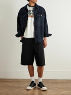 KAPITAL - Slim-Fit Printed Cotton-Jersey T-Shirt - Gray