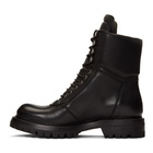 Rick Owens Black Army Hiking Boots