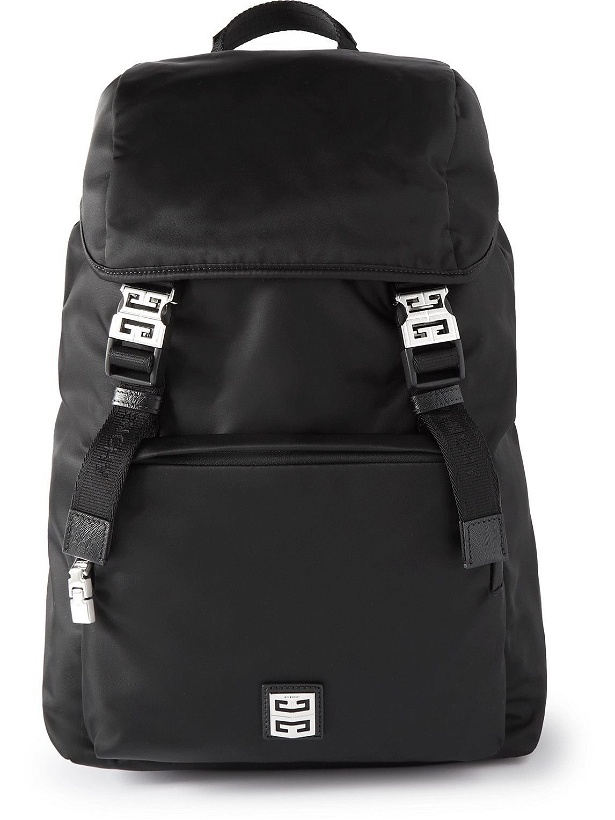 Photo: Givenchy - Logo-Embellished Canvas Backpack