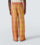 The Elder Statesman Daily Zuzu Dye cotton and cashmere sweatpants