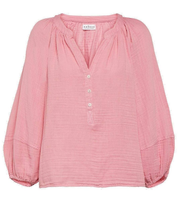 Photo: Velvet Vivi cotton gauze blouse