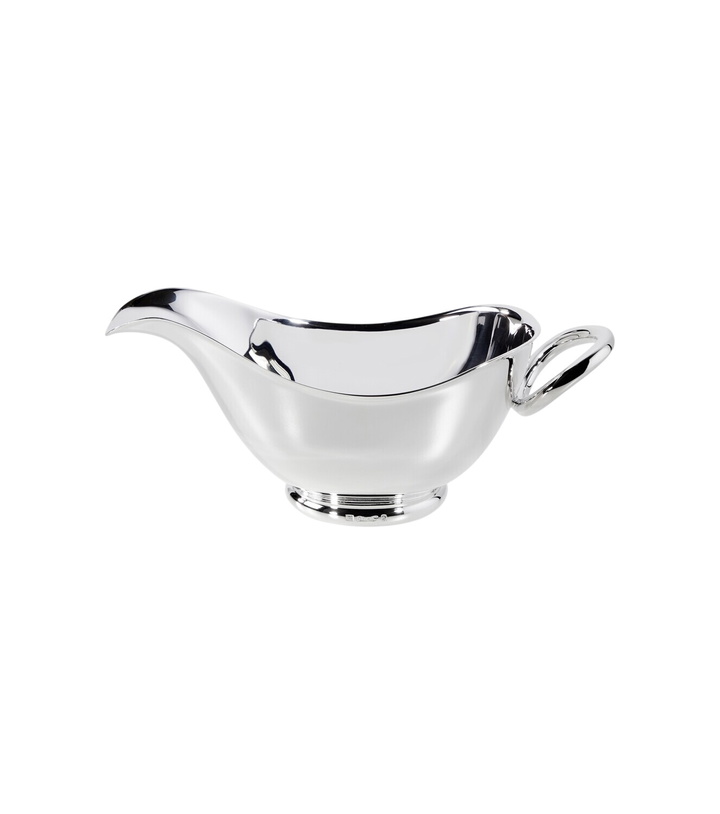 Photo: Christofle Vertigo Medium silver-plated gravy boat by Andrée Putman