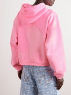 ERL - Cotton-Blend Jersey Hoodie - Pink