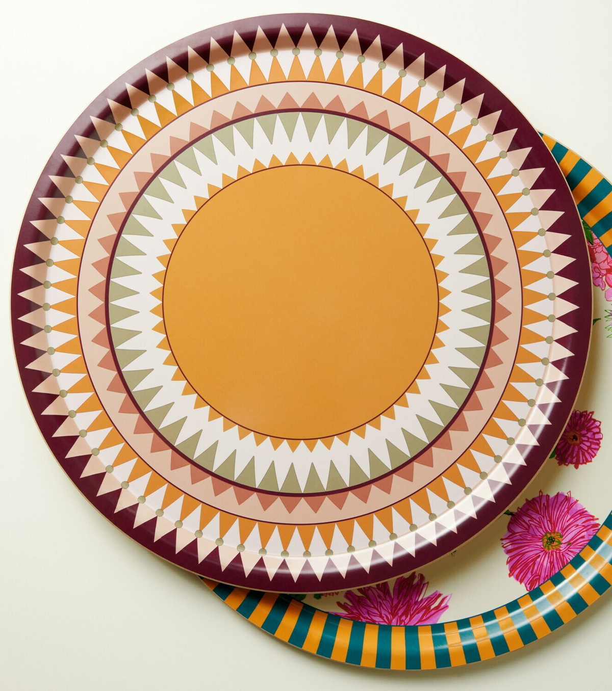 La DoubleJ Doric printed birch tray
