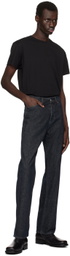 Second/Layer Three-Pack Black Classic Short Sleeve T-shirts