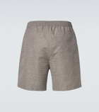 Brunello Cucinelli Logo swim trunks