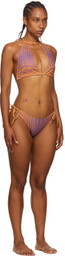 BARRAGÁN SSENSE Exclusive Orange & Purple Ambra Bikini