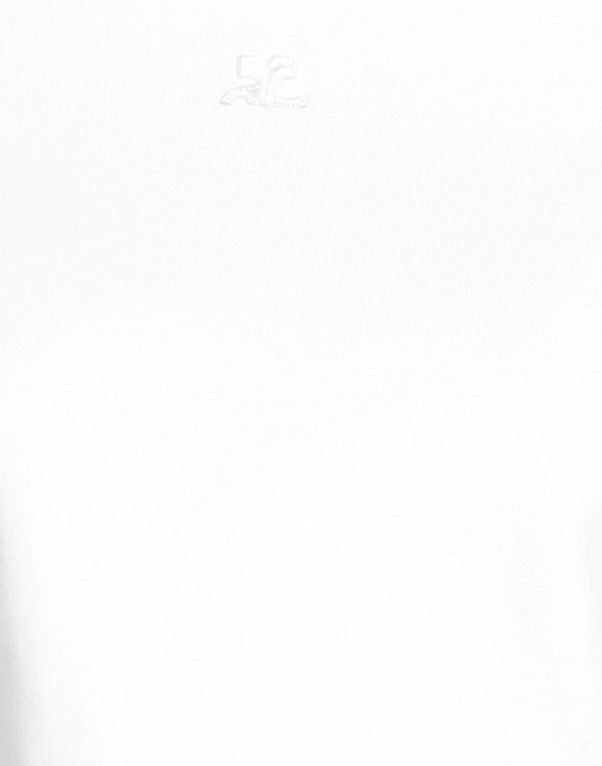 Courrèges Womens Sweatshirt Ivory
