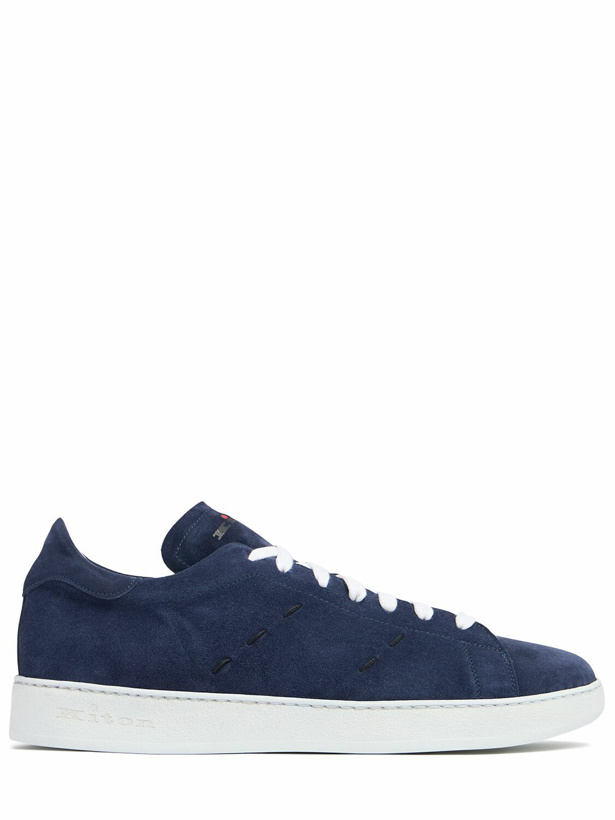 Photo: KITON Suede Low Top Sneakers