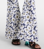 Jean Paul Gaultier Floral flared jeans