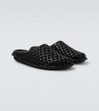 Comme des Garçons Homme x VIBAe leather and suede mules