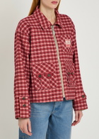 Damson Madder Marcelle Reversible Cotton-twill Barn Jacket Multicoloured