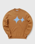 Bstn Brand Logo Knit Mockneck Brown - Mens - Pullovers