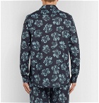 Desmond & Dempsey - Victor Printed Cotton Pyjama Shirt - Men - Blue