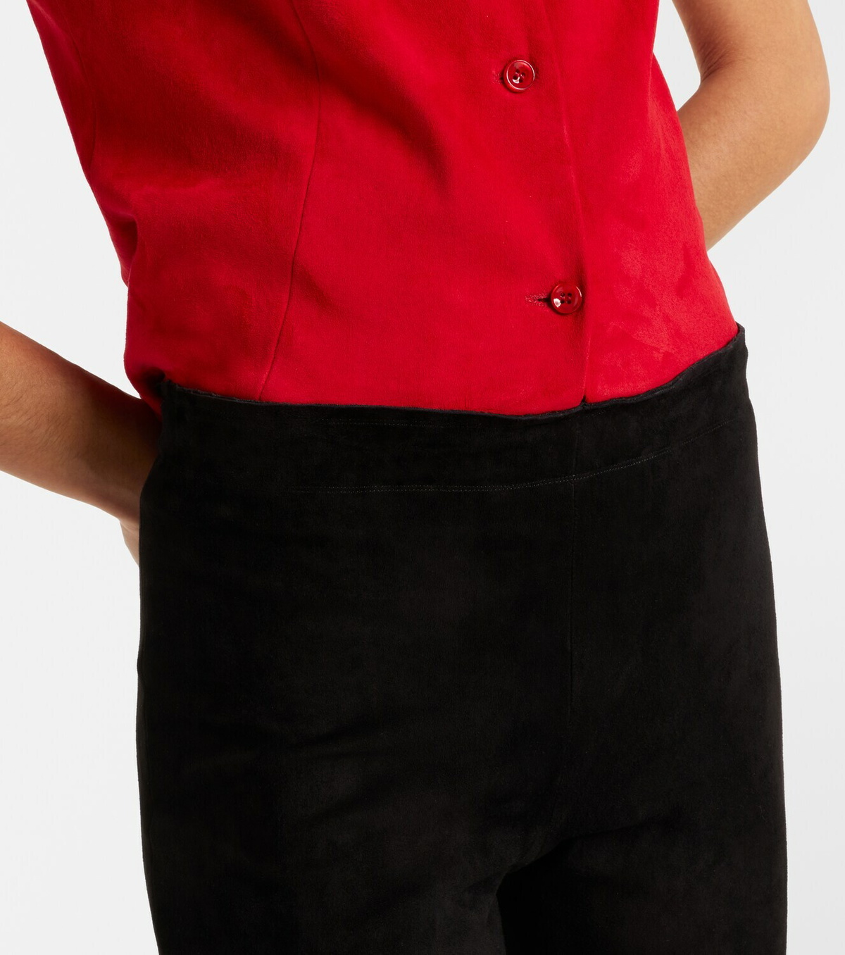 Stouls Willy suede capri pants