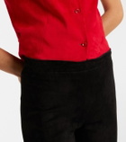 Stouls Willy suede capri pants