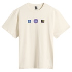 The North Face Men's Explorer Badges Relaxed T-Shirt in White Dune
