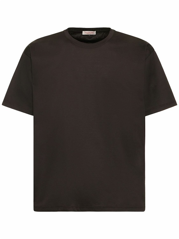 Photo: VALENTINO - Cotton Jersey T-shirt