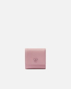 Pinko Square Saffiano Leather Coin Purse Purple Block Color