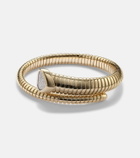 Marina B Trisola Trumpet 18kt gold bangle with diamonds