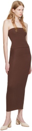 Gil Rodriguez Brown Convertible Tube Top