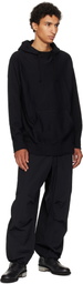 Y's For Men Black French Terry Hoodie